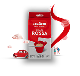 Gemahlener Qualità Rossa Kaffee