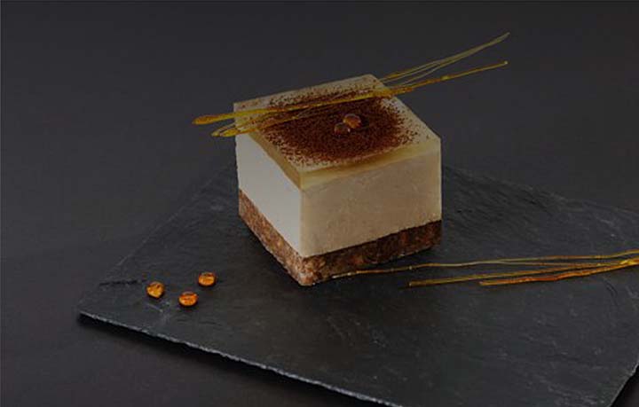 Recette du Cheesecake au café avec gelée de miel au café