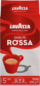 Gemahlener Qualità Rossa Kaffee